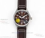 GB Factory Replica IWC Pilot Mark XVIII Chocolate Dial 40 MM Miyota 9015 Watch - IW327003 For Sale